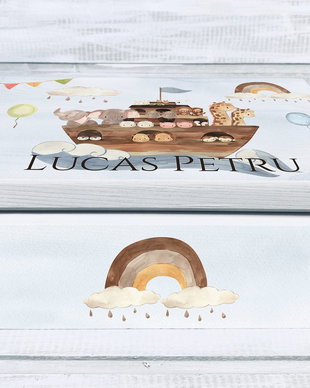 Cutie Amintiri Personalizată - Arca lui Noe