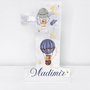 Cifra 1 Personalizata - Hot air Balloon