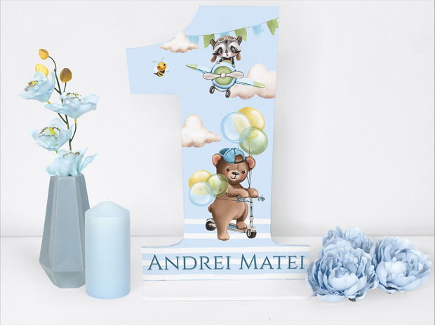 Cifra 1 Personalizata - My Little Boy