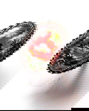 inel sticla cu maci 45671