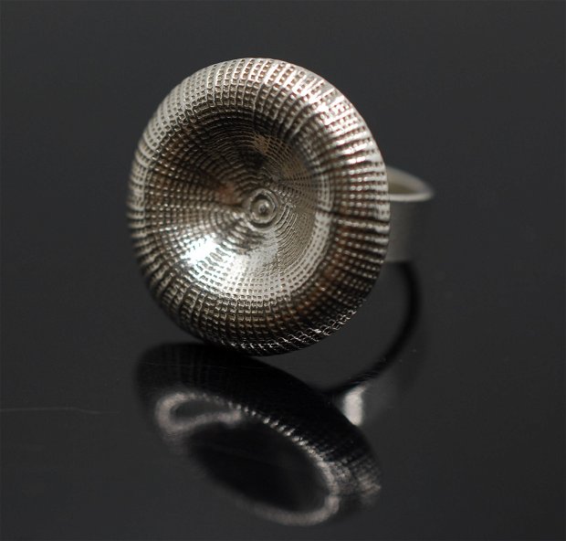 Sea Urchin Inel reglabil din argint 925