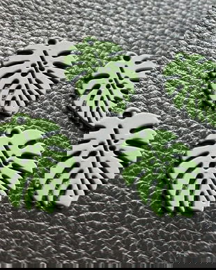 ENAM-PDML21/Pandativ frunza de Monstera 21x17x1mm - 1 buc