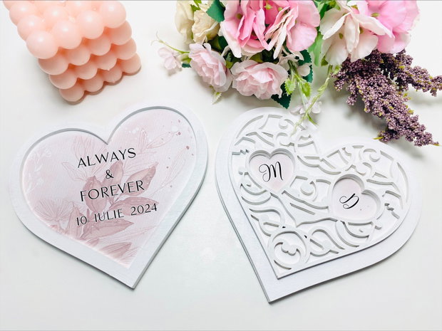 Set gatitul miresei - Pink roses bouquet