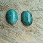 Cabochon jasp, 14x10 mm (2 buc)