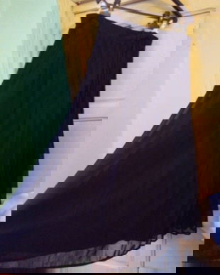 Fusta vascoza negru intens captusita