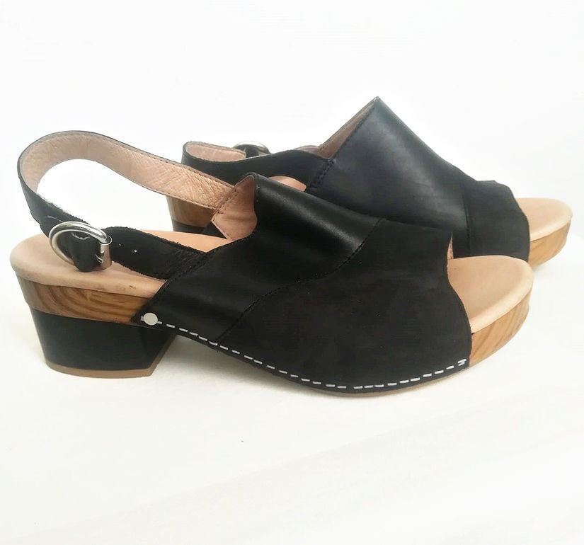 sandale piele neagra , Dansko , 40