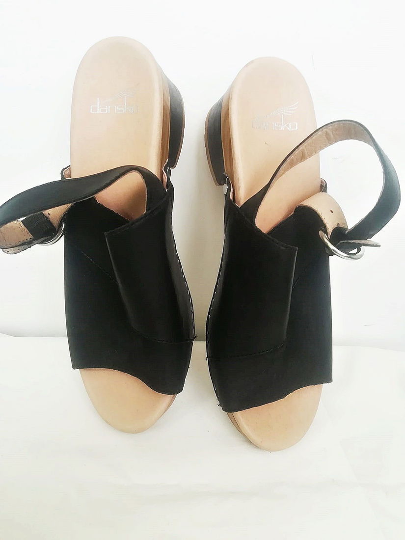 sandale piele neagra , Dansko , 40