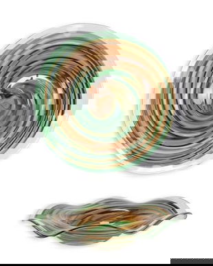 Fructiera verde din sticla