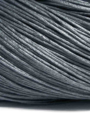 Ata din bumbac cerata, 1 mm, gri-319