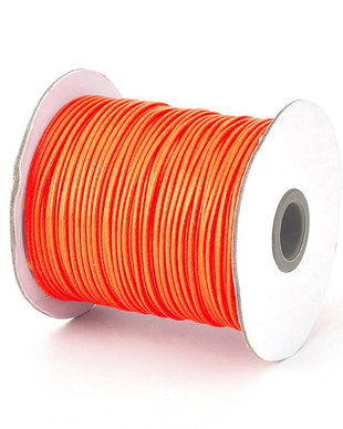 Ata din poliester cerata, 0.5 mm, rosu orange-181