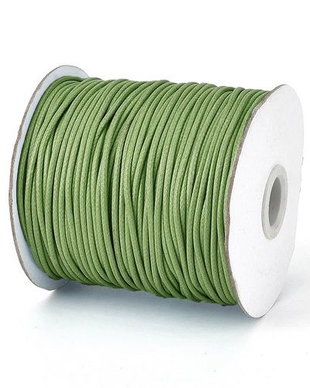 Ata din poliester cerata, 0.5 mm, vernil-126