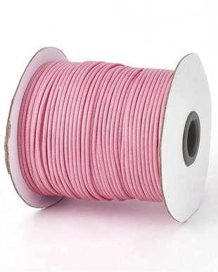 Ata din poliester cerata, 0.8 mm, roz-119