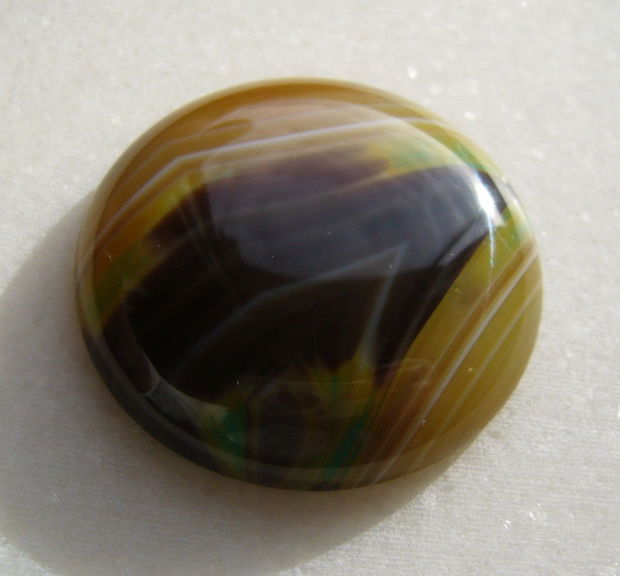 Cabochon agata dungata aprox 8.5x37 mm