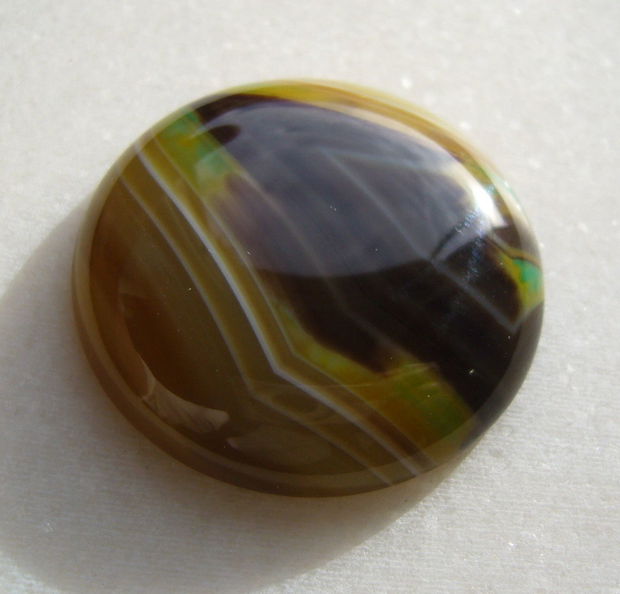 Cabochon agata dungata aprox 8.5x37 mm