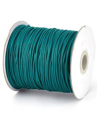 Ata din poliester cerata, 1 mm, albastru marin-110