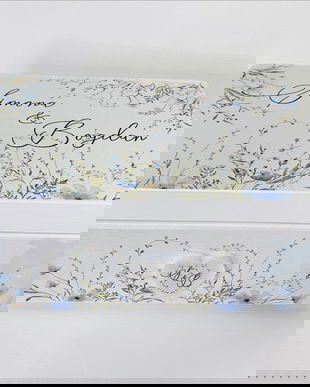 Cutie Amintiri - Dar de Nuntă - Wild Blue Flowers