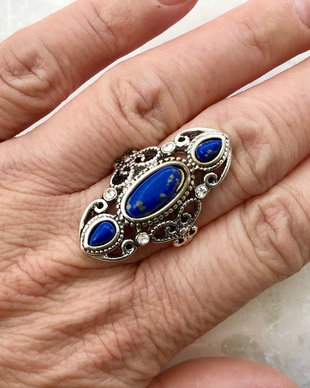 Inel vintage lapis lazuli