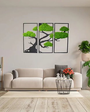 Bonzaic cu Licheni Stabilizați 70x90 cm