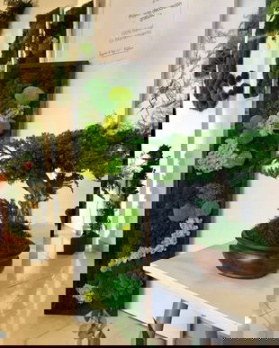 Tablou cu Licheni Stabilizați 120×30 cm