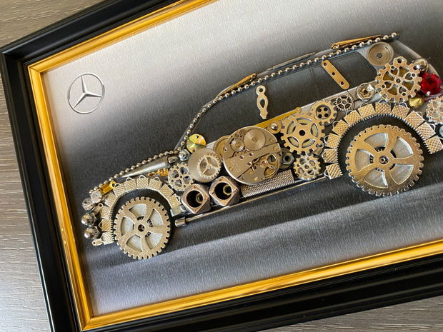 Mercedes Benz Cod M 584・Decoratiune birou・Decor Vintage・Cadouri handmade・Cadouri pentru ea / pentru el