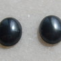 (2 bucati) Cabochon oval din hematit aprox 4x8x10 mm