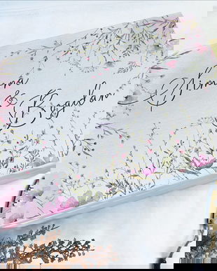 Cutie Amintiri - Dar de Nuntă - Wild Pink Flowers