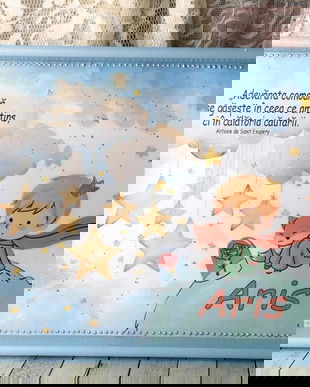 Tava pentru prima aniversare/ taiere mot - tema Micul print