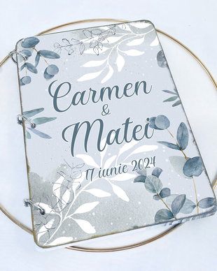 Guest book din lemn - Eucalypt