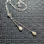 Colier argint opal de foc etiopianlant argint brioleta minimalist boho chic trendy - Transport gratuit