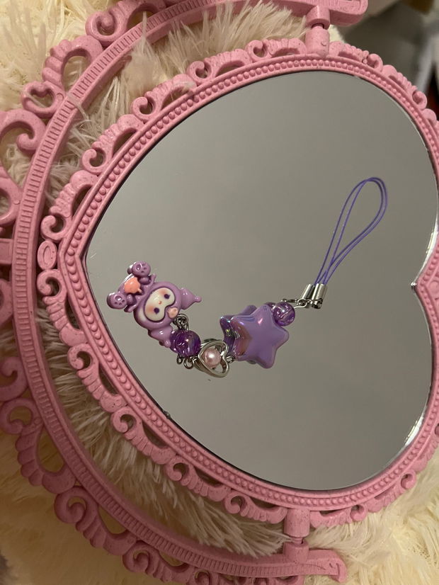 Kuromi phone chain