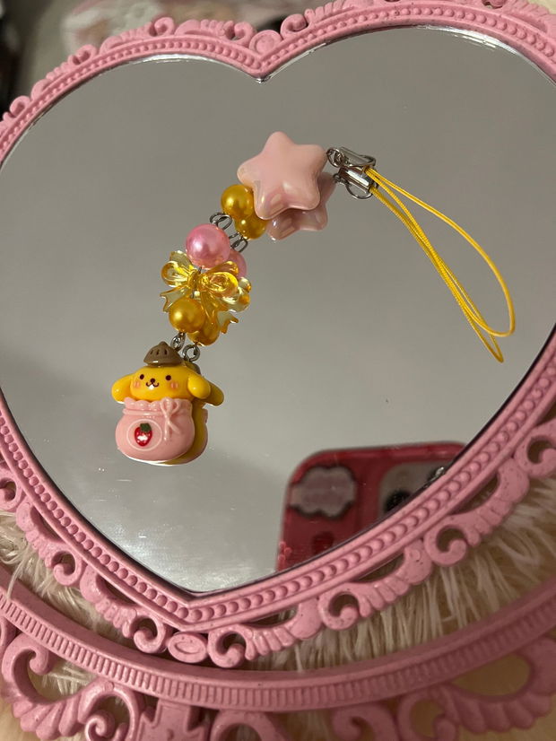 Pompompurin phone chain