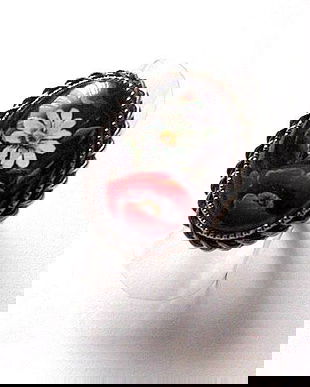 inel sticla cu mac 45678