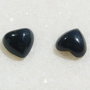 (2 bucati) Cabochon inimioara din onix aprox 3x7.5x8 mm