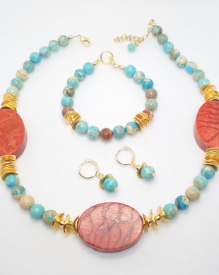 Set jasp, coral