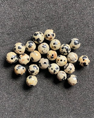 LPP602 - margele jasp dalmatian