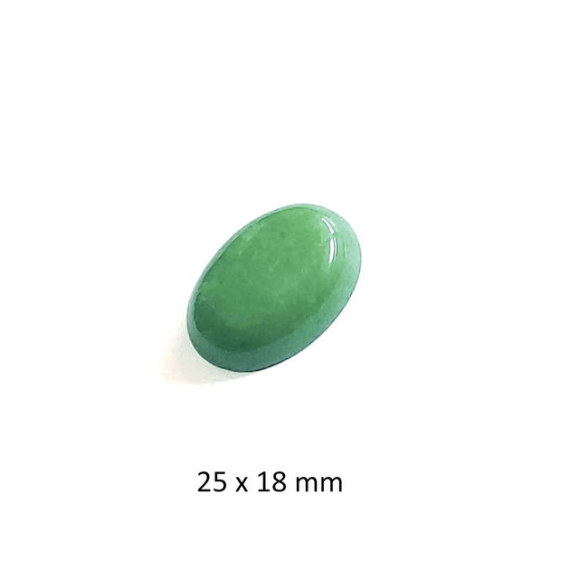 Cabochon Jad Malaezia, 25 x 18 mm, B-277