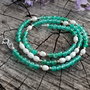 Colier agate @ perle