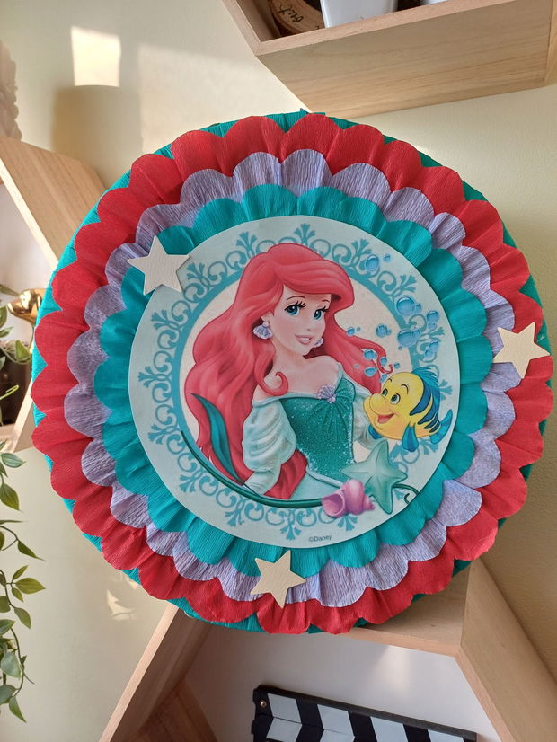 Pinata piniata Ariel Mica Sirena