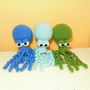 Caracatita crosetata, jucarie sau brosa/ Figurina handmade. LA COMANDA