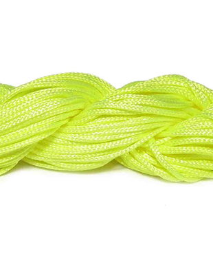 Snur din nailon, 1 mm, galben neon