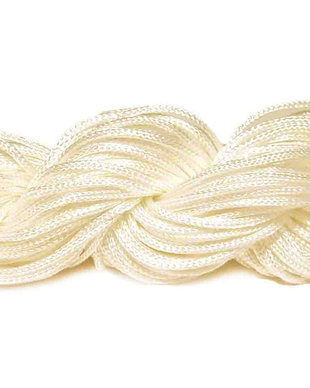Snur din nailon, 1 mm, crem