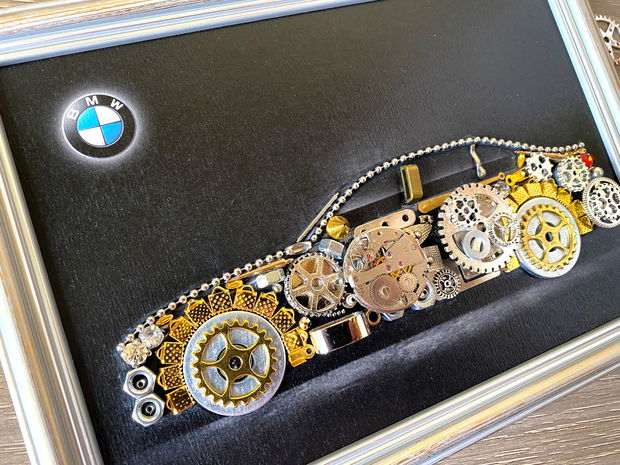 BMW Cod M 575・Decoratiune birou・Decor Vintage・Bijuterii steampunk・Cadouri Barbati