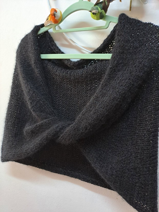 Capă,bolero negru cu lurex
