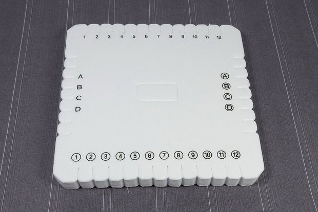 Disc Kumihimo, patrat, 15x15 cm