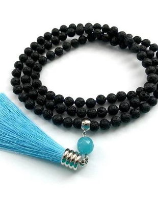 Colier Mala 108+1*Lava+Angelit*Varsator