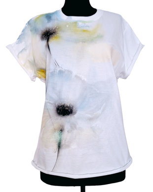 Tricou pictat S "Flower"