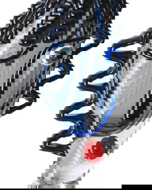 Cap de femeie-vaza din sticla Murano