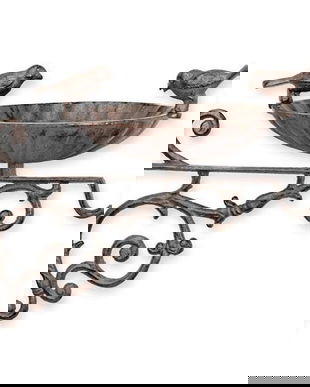 Fantana pentru pasarele antik brown