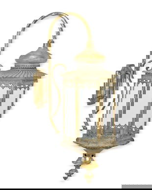 Felinar pentru perete din metal antichizat