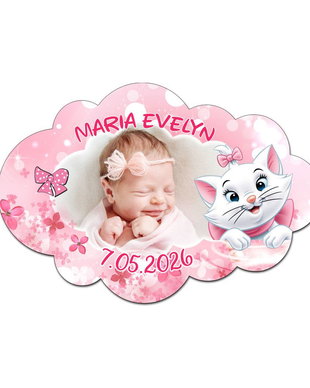 Magneti marturii botez Pisica Marie in forma norisor